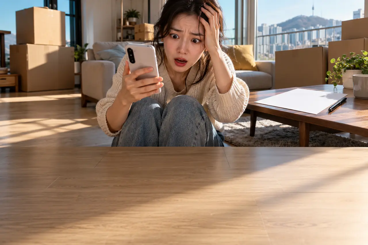 전세 갱신 문자를 받고 놀란 세입자